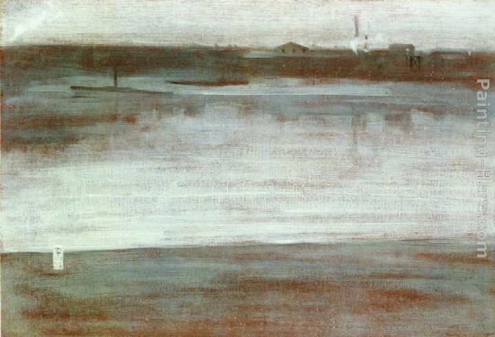 James Abbott McNeill Whistler Symphony in Grey Early Morning, Thames